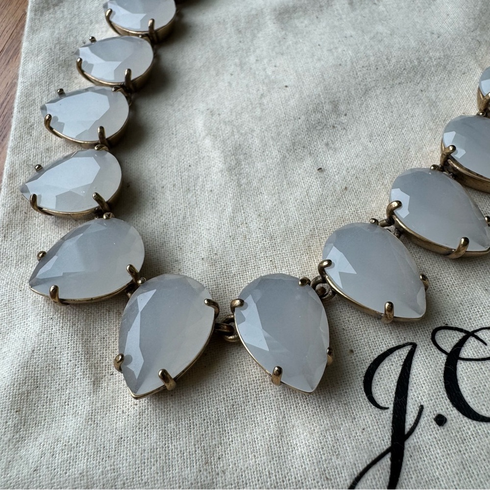 J. Crew White Statement Choker Necklace - Picture 2 of 5
